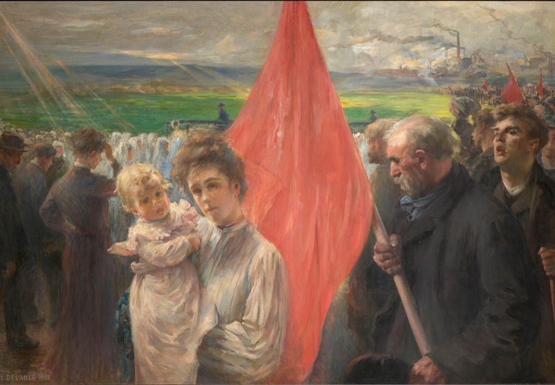 Grève à Saint-Ouen (Strike at Saint-Ouen)