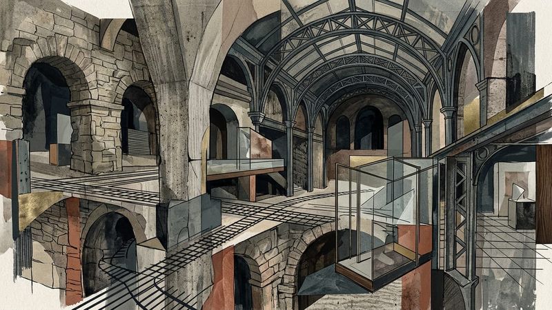 Architectural rendering of the new London Museum at Smithfield market in Farringdon
