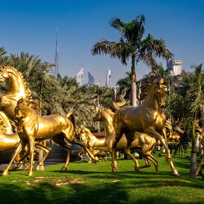 Madinat Jumeirah Bronze Horses