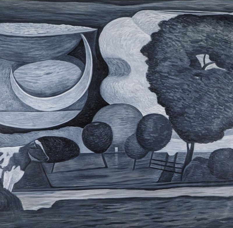 Surreal Countryside Scene