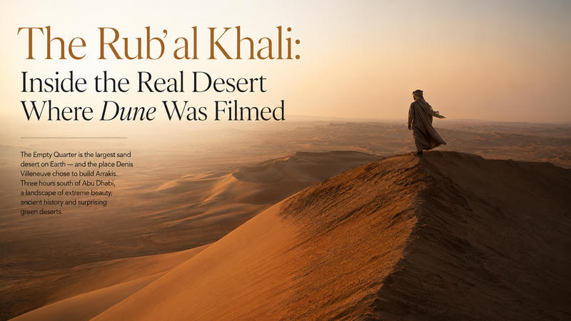 The Rub' al Khali: Inside the Real Desert Where Dune Was Filmed