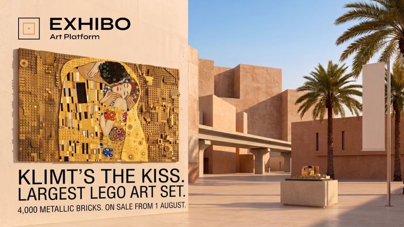 LEGO Unveils Its Largest Art Set Yet — A 4,000-Piece Reinterpretation of Klimt's The Kiss