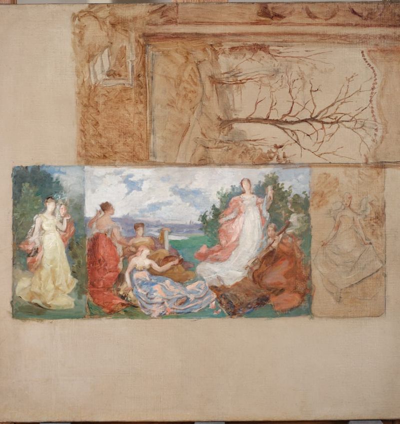 Étude pour « Les Muses des arts » (Study for The Muses of the Arts)