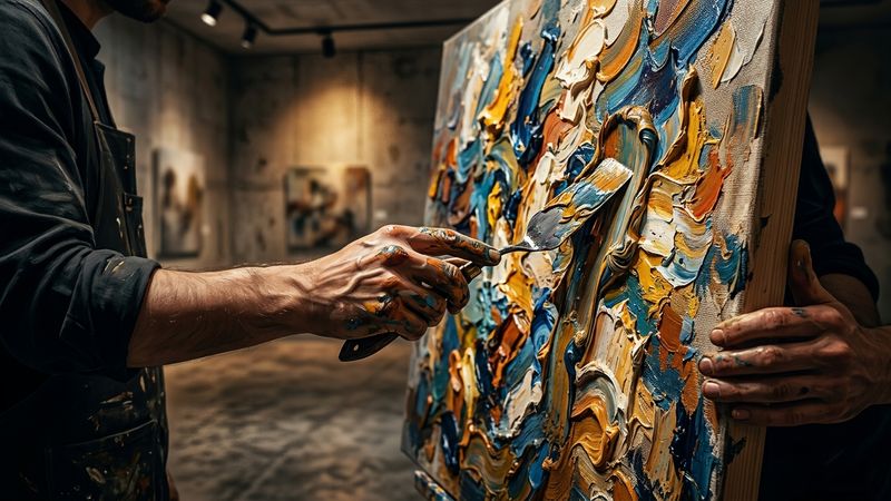 Editorial illustration for What Is Impasto?