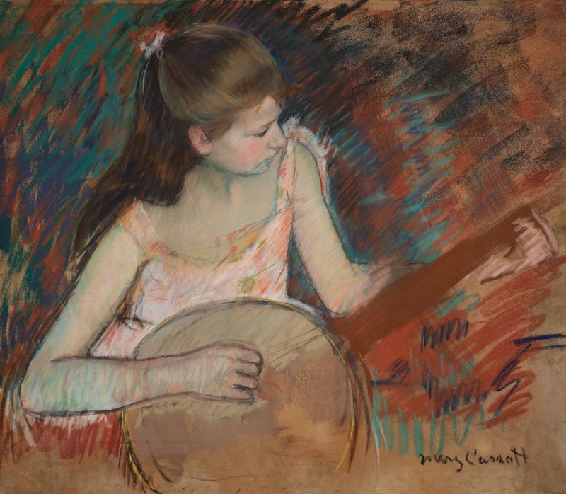 Jeune fille au banjo (Young Girl with a Banjo)