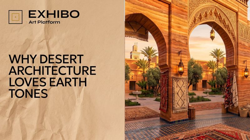 Rammed-earth wall in warm ochre and terracotta tones, its colour running through the full thickness of the material rather than painted on the surface