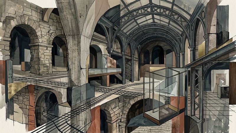 Architectural rendering of the new London Museum at Smithfield market in Farringdon