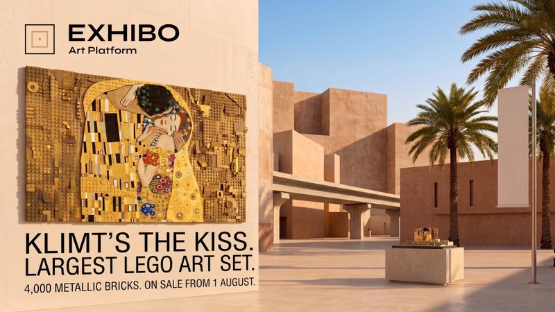 LEGO Unveils Its Largest Art Set Yet — A 4,000-Piece Reinterpretation of Klimt's The Kiss