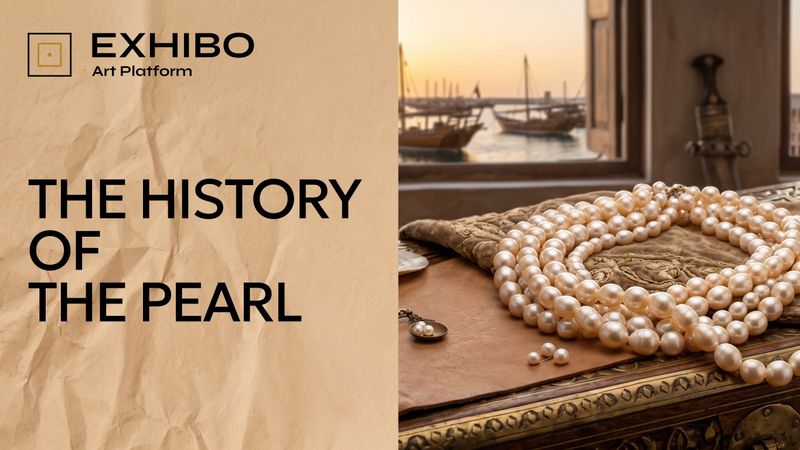 A strand of natural Gulf pearls, the luxury export that built the Arabian Gulf before oil