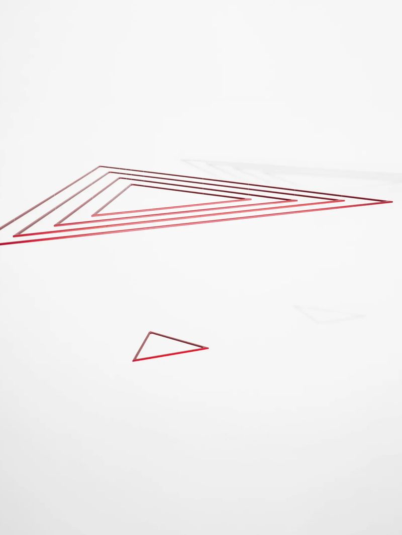 Trianguconcéntricos Alu Rouge 50